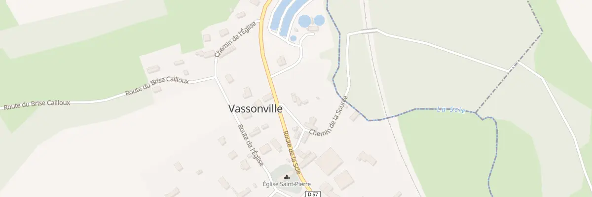 Plan du 326 Rte de la Scie à Vassonville