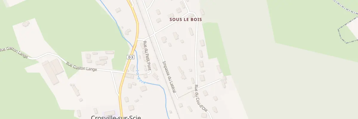 Plan du 9 Rue du Cou-d’Oie à Crosville-sur-Scie