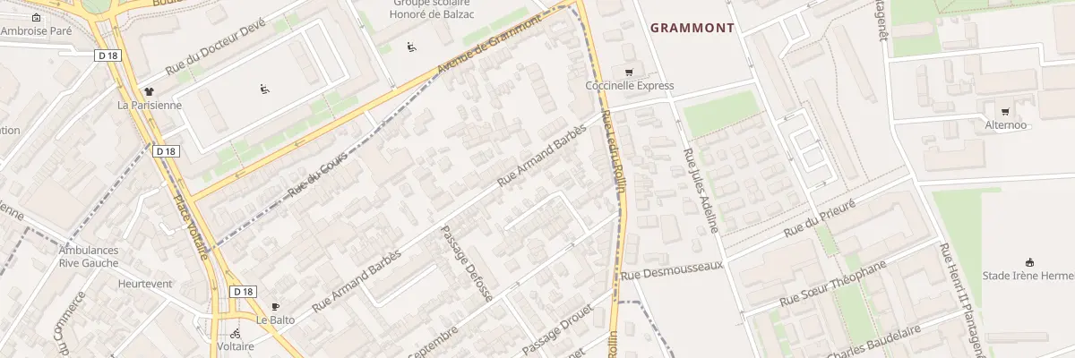 Plan du 25 Rue Armand Barbes à Sotteville-lès-Rouen