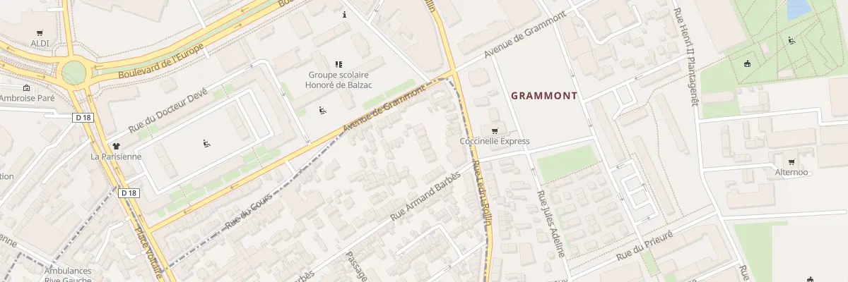 Plan du 2D Rue Armand Barbes à Sotteville-lès-Rouen