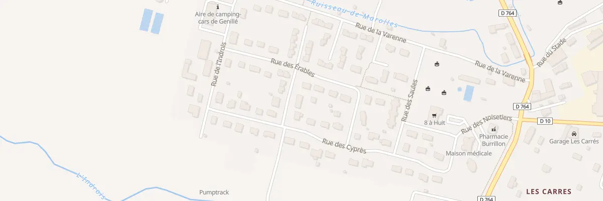 Plan du 6B Rue des Cèdres à Genillé