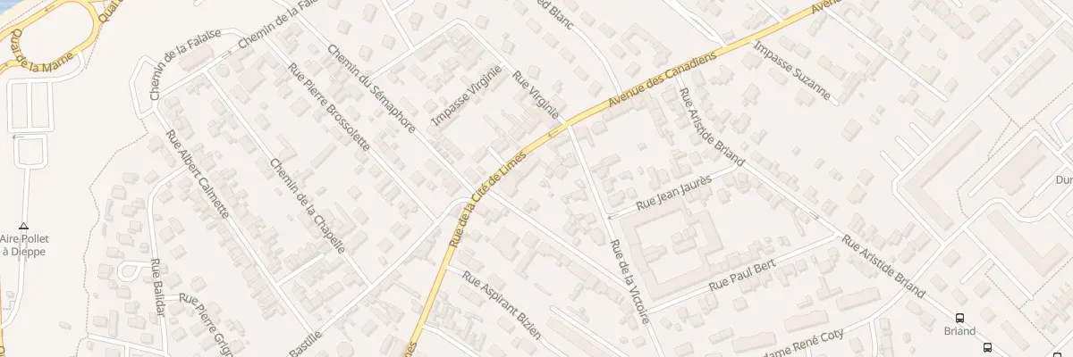 Plan du 30 Rue de la Cite de Limes à Dieppe