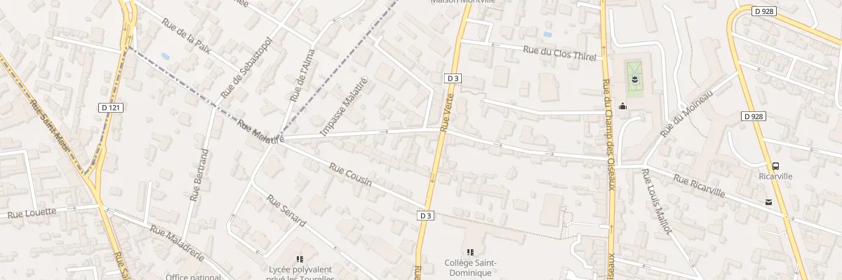 Plan du 35 Rue Malatire à Rouen