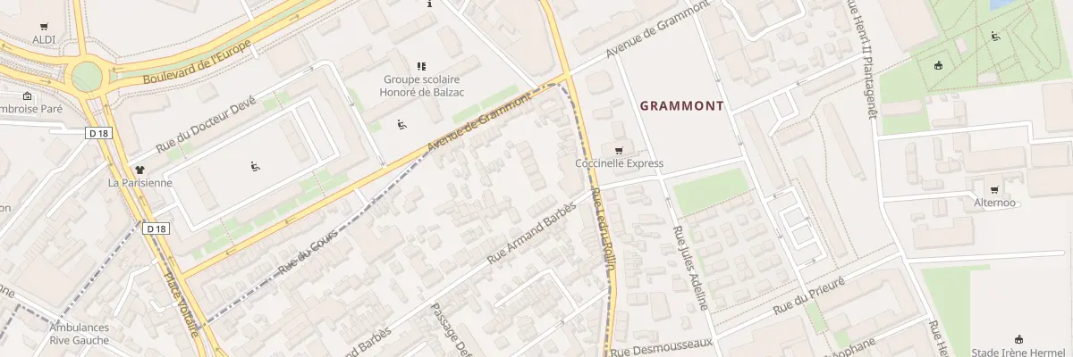 Plan du 2F Rue Armand Barbes à Sotteville-lès-Rouen