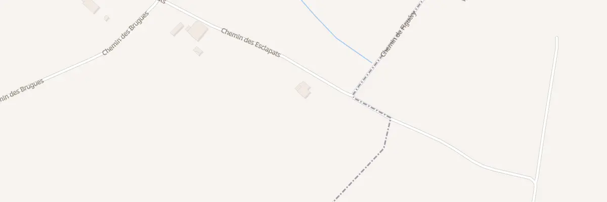 Plan du 7 Che des Esclapats à Castelferrus