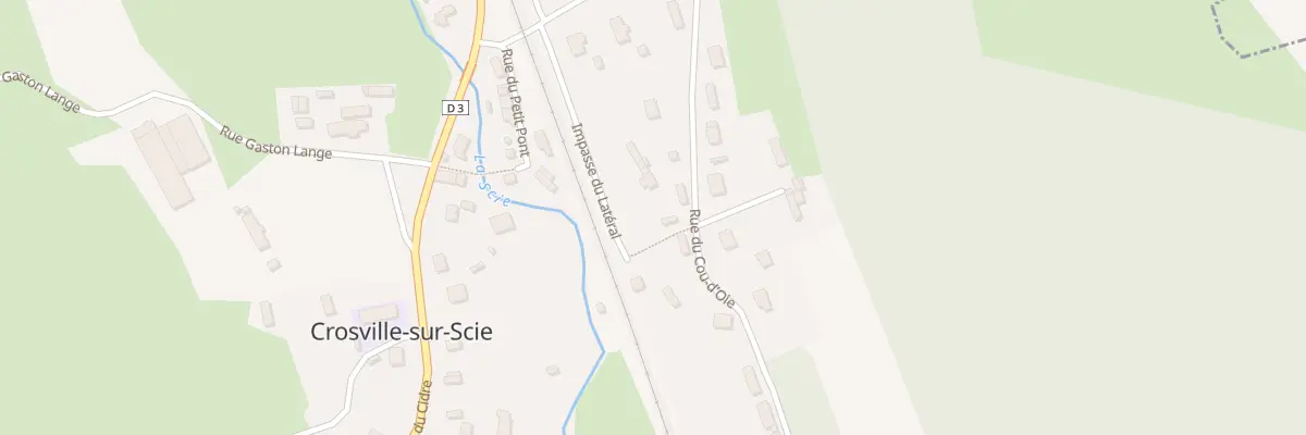 Plan du 3 Rue du Cou-d’Oie à Crosville-sur-Scie