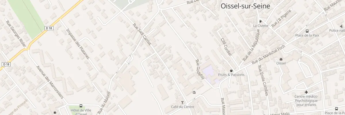 Plan du 28 Rue Sadi Carnot à Oissel-sur-Seine