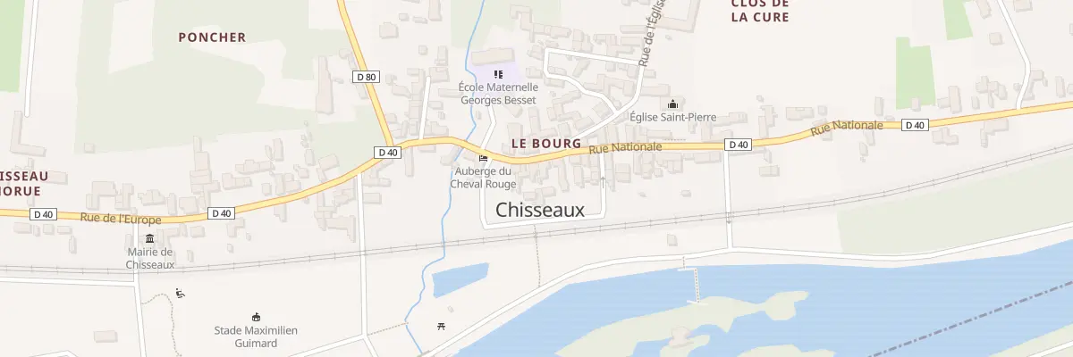 Plan du 36 Rue Nationale à Chisseaux