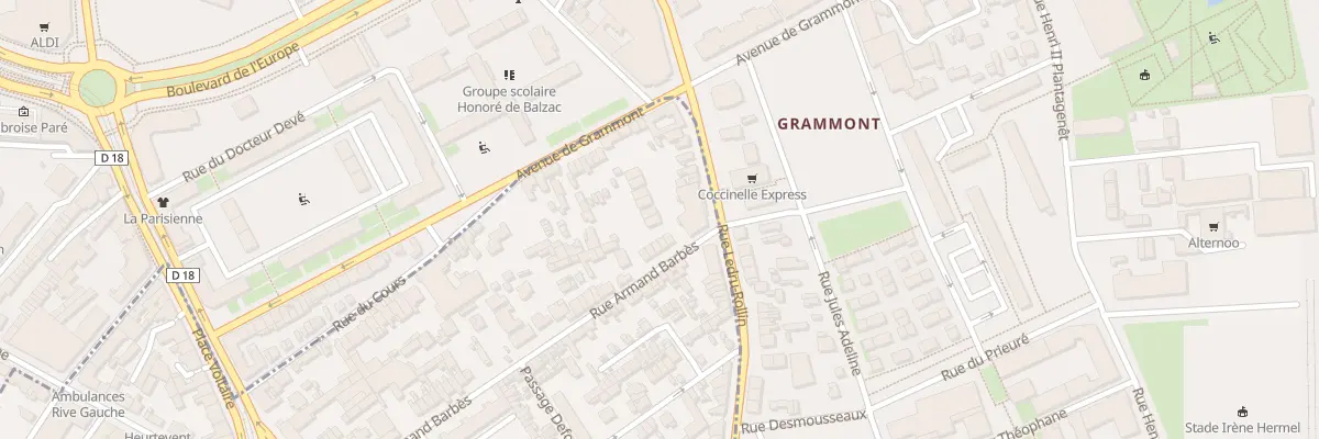 Plan du 2G Rue Armand Barbes à Sotteville-lès-Rouen