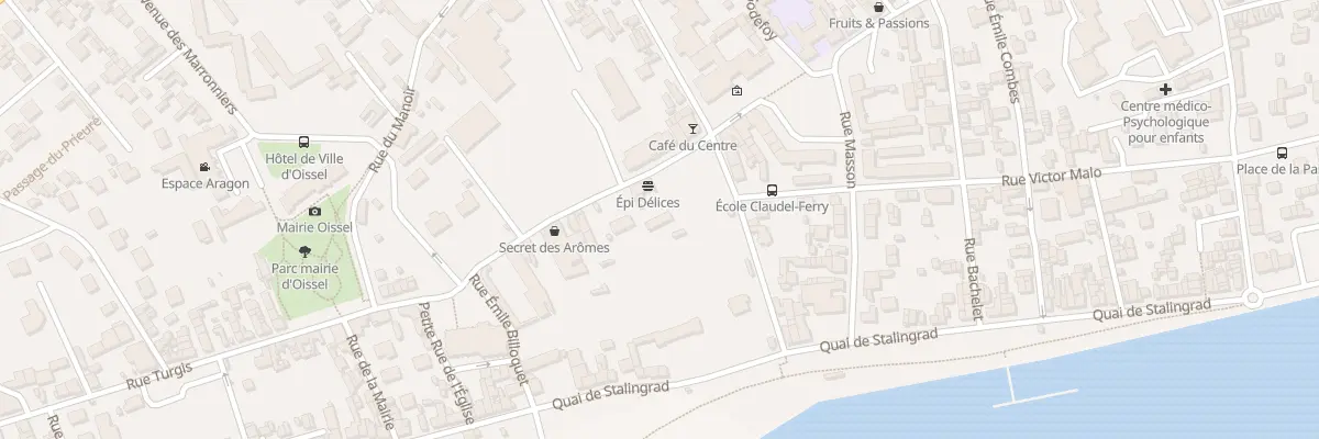 Plan du 12B Rue La Republique à Oissel-sur-Seine