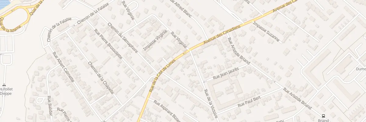 Plan du 90 Rue de la Cite de Limes à Dieppe