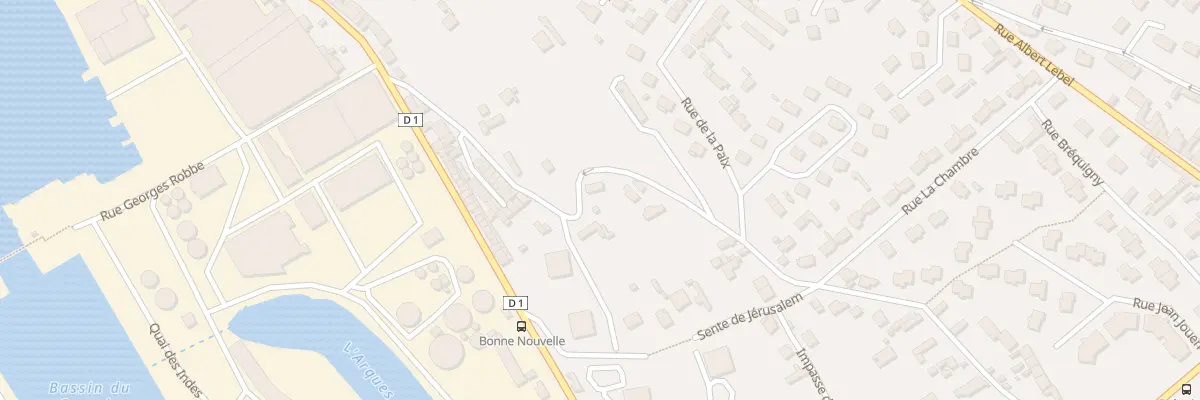 Plan du 28 Rue Albert Réville à Dieppe