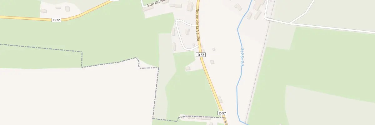 Plan du 278 Rte de la Vallee à Saint-Denis-sur-Scie