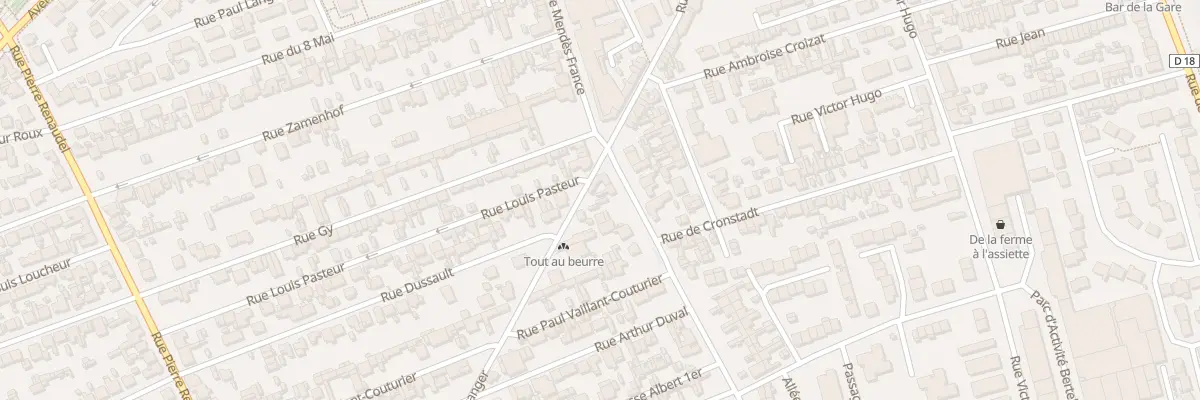 Plan du 10 Rue Hyacinthe Ménage à Sotteville-lès-Rouen
