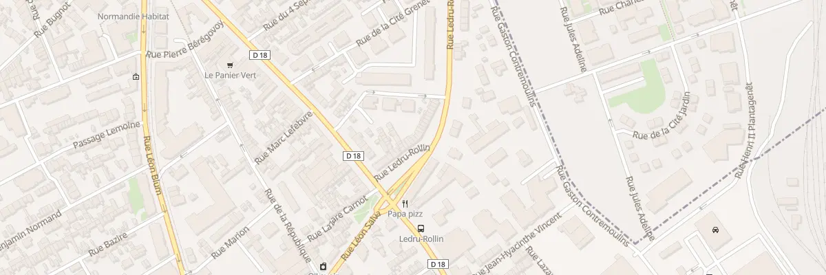 Plan du 106 Rue Ledru Rollin à Sotteville-lès-Rouen