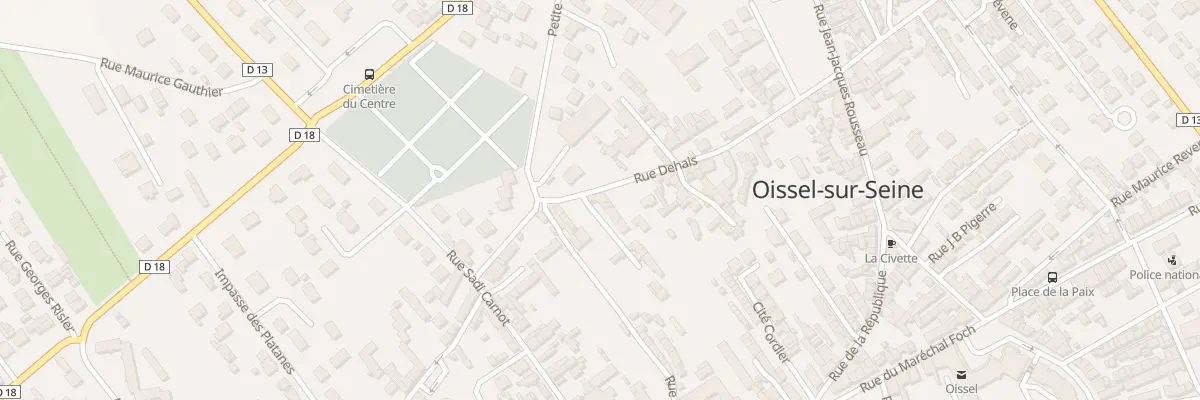 Plan du 28 Rue Dehais à Oissel-sur-Seine