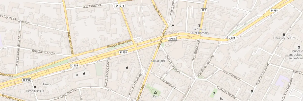 Plan du 97 Rue Jeanne d’Arc à Rouen