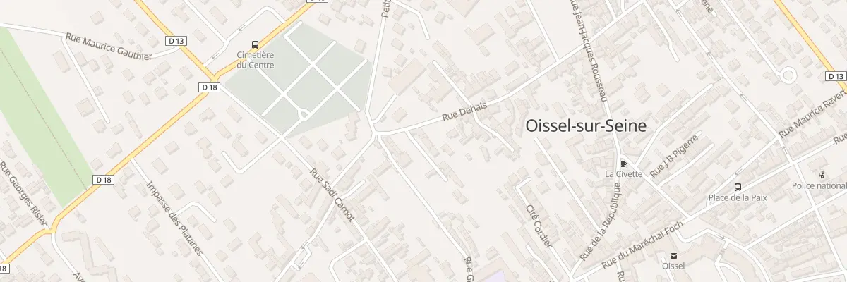 Plan du 24B Rue Dehais à Oissel-sur-Seine