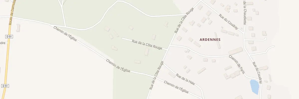 Plan du 16 Rue de la Cote Rouge à Sylvains-Lès-Moulins