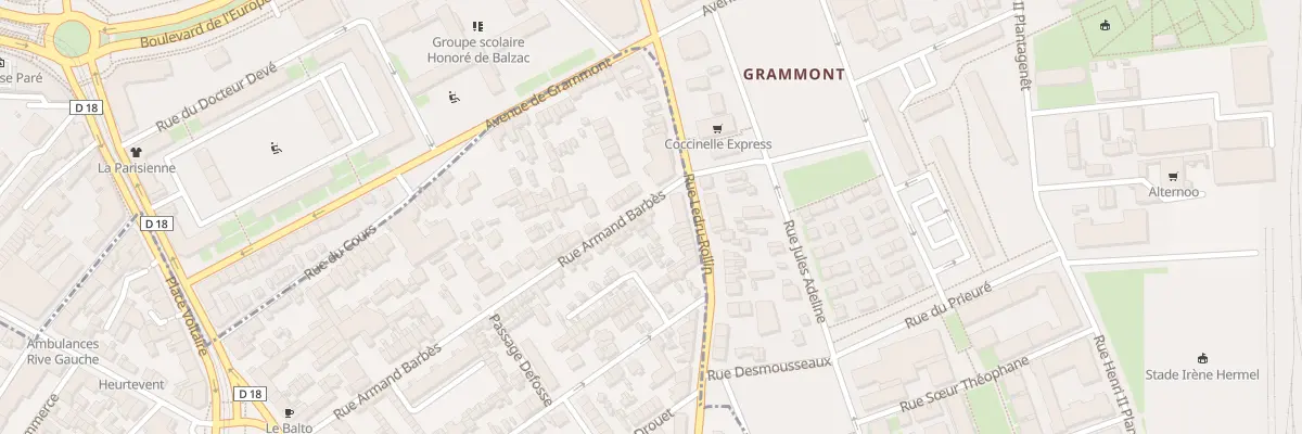 Plan du 9 Rue Armand Barbes à Sotteville-lès-Rouen