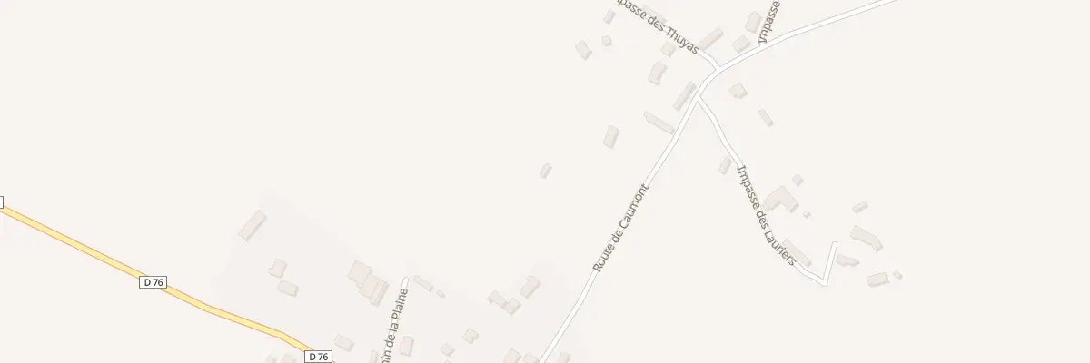 Plan du 215 Rte de Caumont à Gonneville-sur-Scie