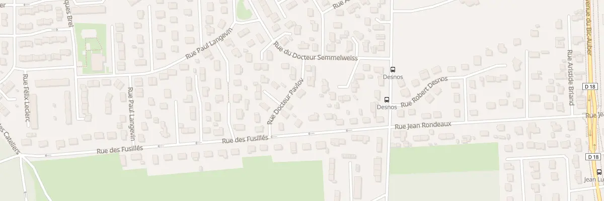 Plan du 5 Rue Docteur Pavlov à Saint-Étienne-du-Rouvray