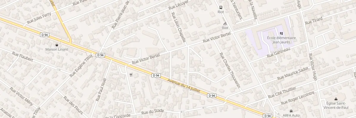 Plan du 17B Rue Victor Bertel à Sotteville-lès-Rouen