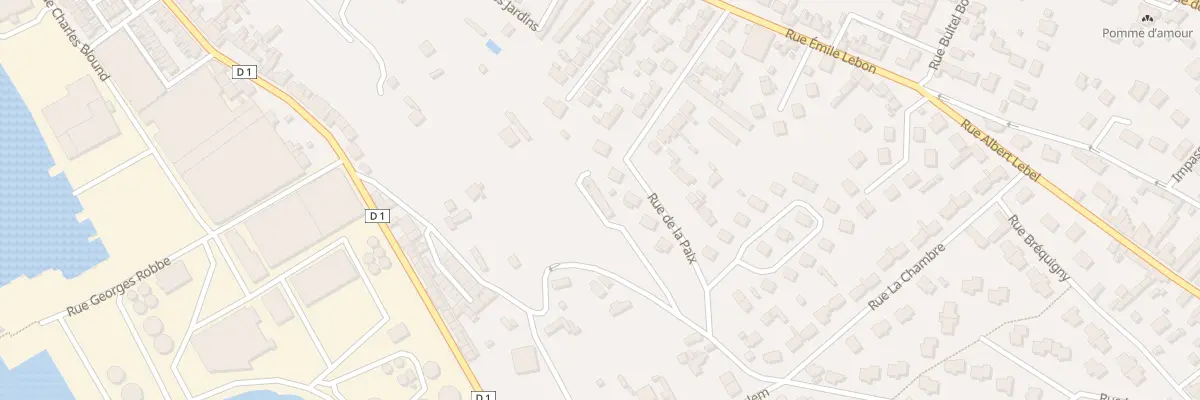 Plan du 11 Rue Albert Réville à Dieppe