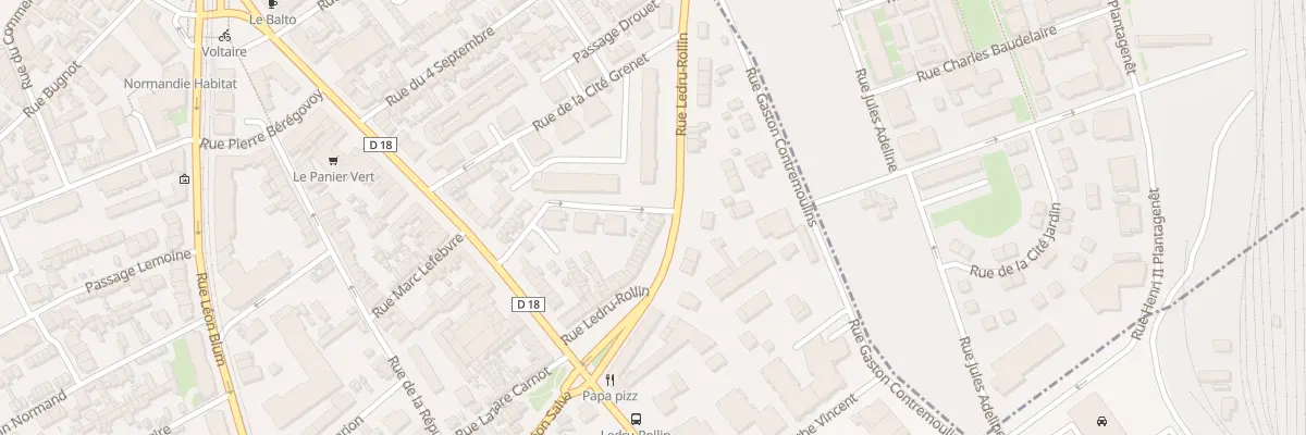 Plan du 80 Rue Ledru Rollin à Sotteville-lès-Rouen