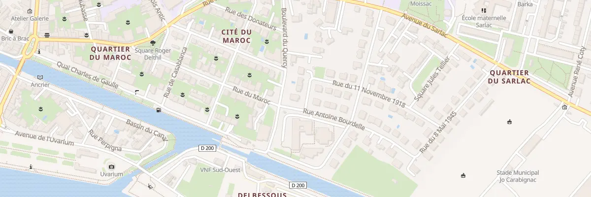 Plan du 1 Rue Louis Allanche à Moissac