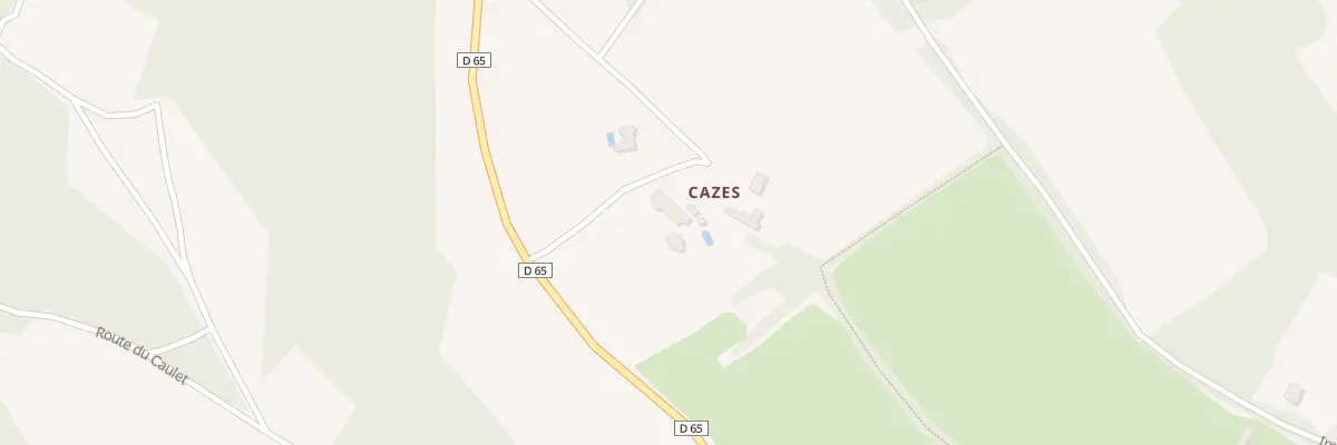 Plan du 5120 Cazes à Sérignac