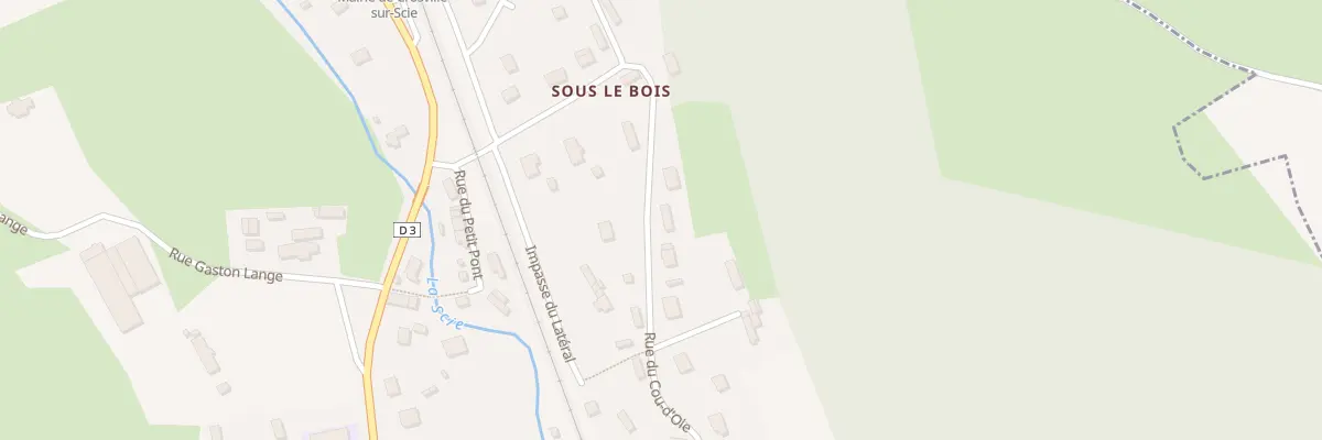 Plan du 5031 Sous le Bois à Crosville-sur-Scie
