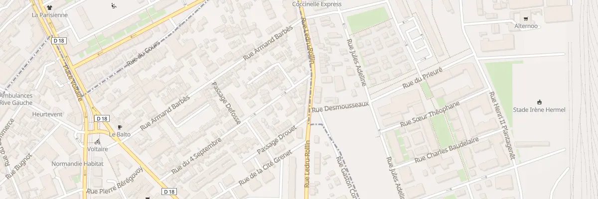 Plan du 58 Rue Ledru Rollin à Sotteville-lès-Rouen