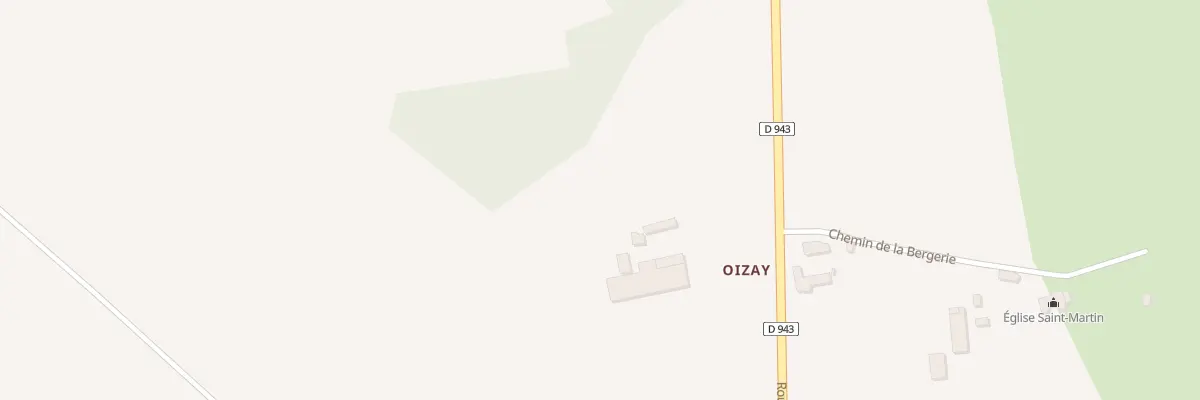 Plan du 62 Oizay à Bridoré