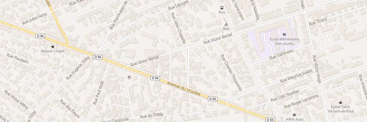 Plan du 4 Rue Cite Prevel à Sotteville-lès-Rouen