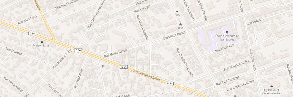 Plan du 17 Rue Victor Bertel à Sotteville-lès-Rouen