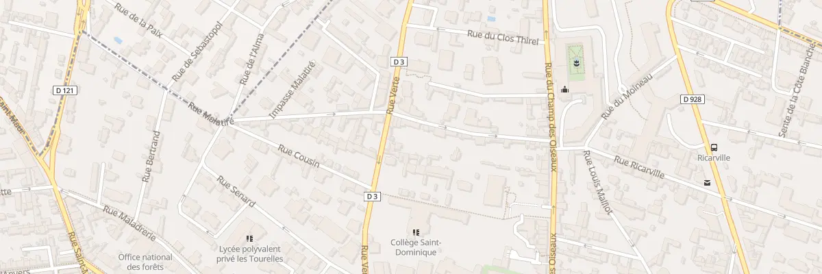 Plan du 23 Rue Malatire à Rouen