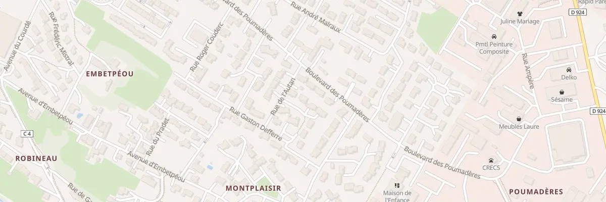 Plan du 7 Rue de las Poustetos à L’Isle-Jourdain