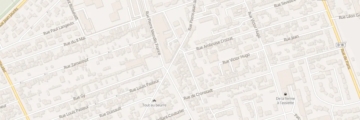 Plan du 51A Rue Pierre Jean de Beranger à Sotteville-lès-Rouen