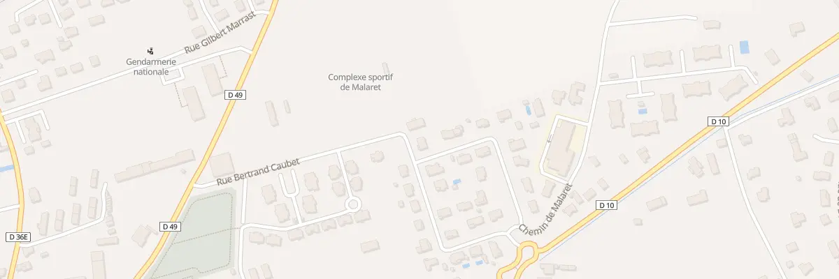 Plan du 14 Rue Bertrand Caubet à Cazères