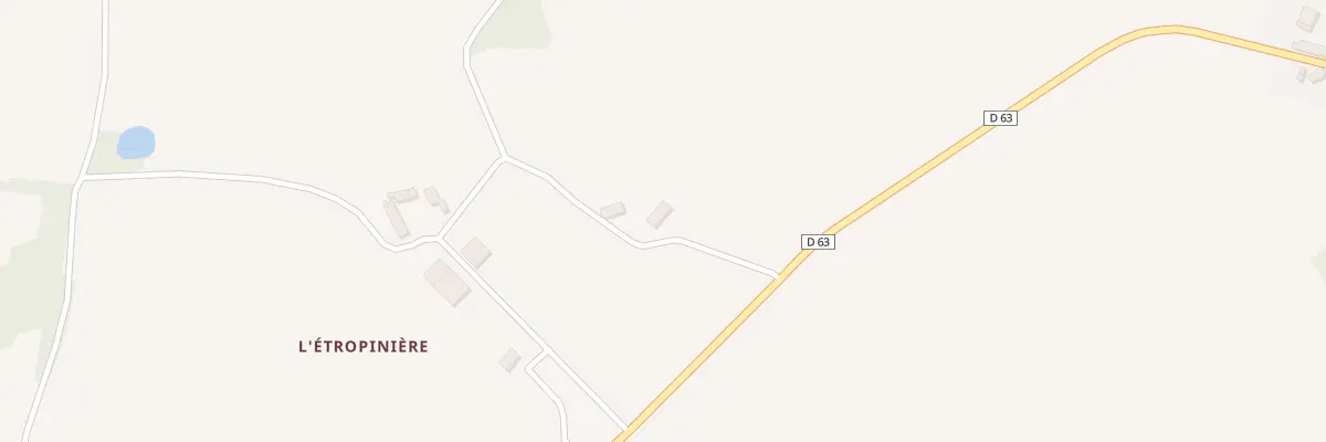Plan du 5050 L’Etropinière à Cléré-du-Bois