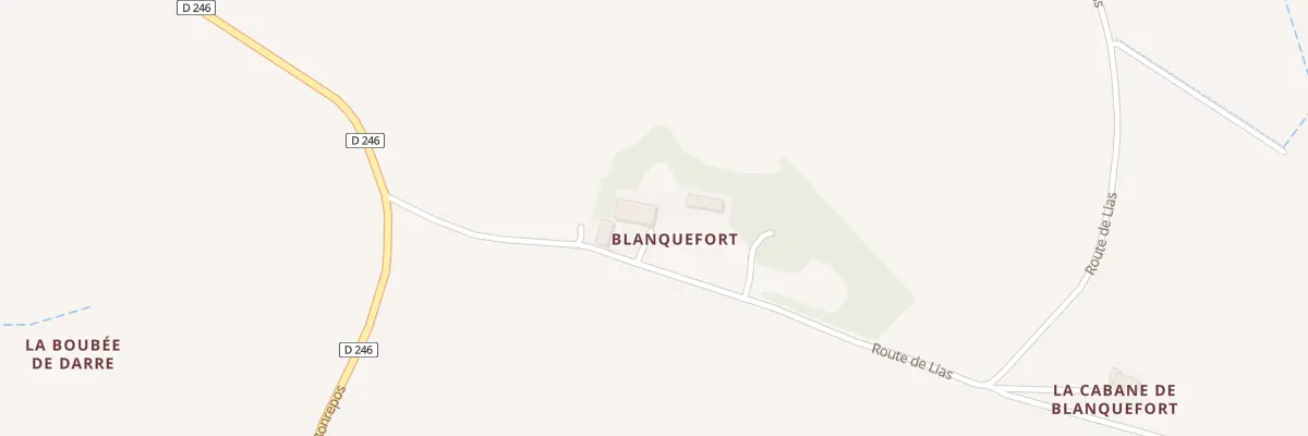 Plan du 5064 A Blanquefort à Auradé