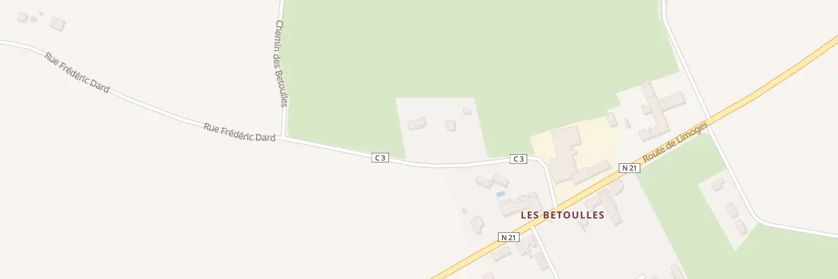 Plan du 25 Rue Frédéric Dard à Séreilhac