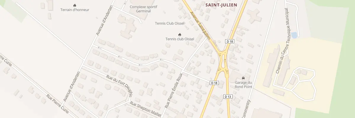 Plan du 29 Rue Pierre Emile Roux à Oissel-sur-Seine