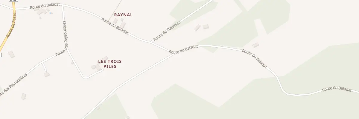 Plan du 405 Le Valatat à Villefranche-du-Périgord