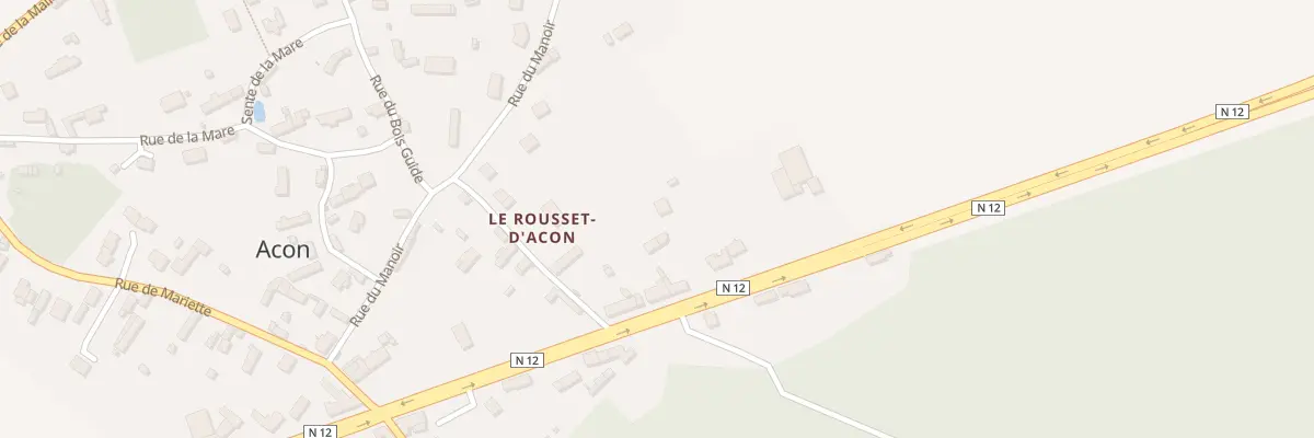 Plan du 6B Rte de Paris à Acon
