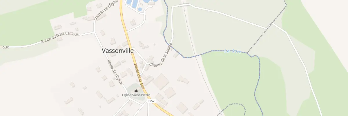 Plan du 90 Che de la Source à Vassonville