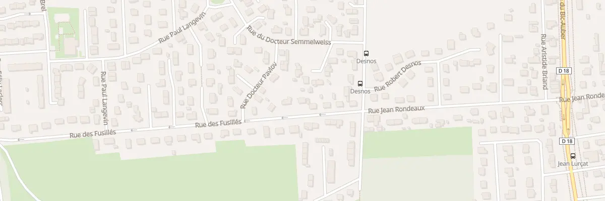 Plan du 10 Rue des Fusillés à Saint-Étienne-du-Rouvray