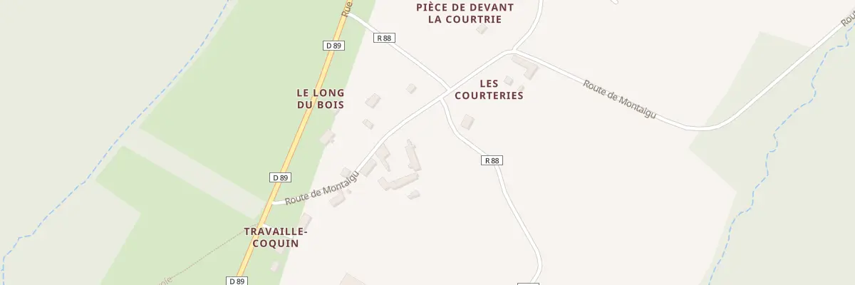 Plan du 215 Travaille Coquin à Genillé
