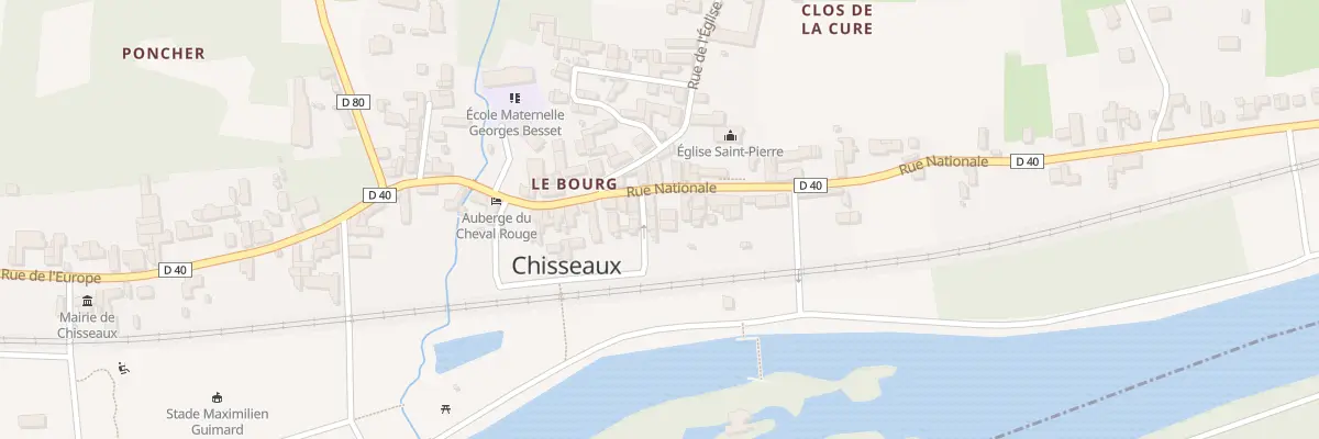 Plan du 48 Rue Nationale à Chisseaux